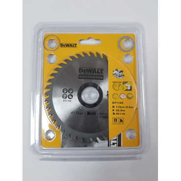 DeWalt DT1142 115 mm 40 Diş Ahşapta Genel Kullanım için Daire Testere