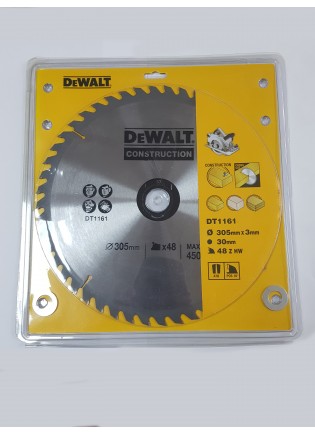 DEWALT  DT1161 305 MM 48 DİŞ AHŞAPTA GENEL KULLANIM İÇİN DAİRE TESTERE 